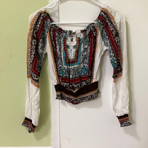 Long sleeved crop top - Picture 2 of 7